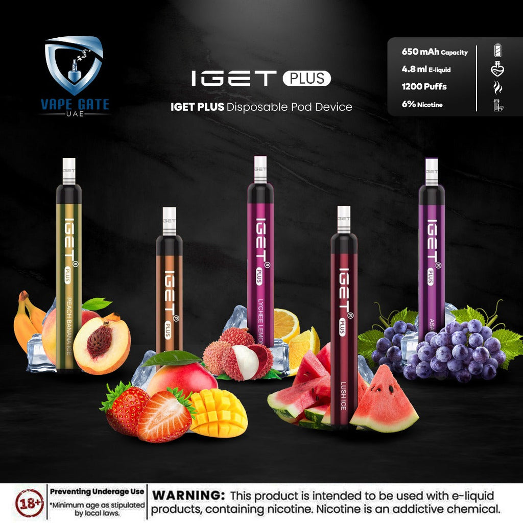 IGET PLUS Disposable Pod Device (1200 PUFF)