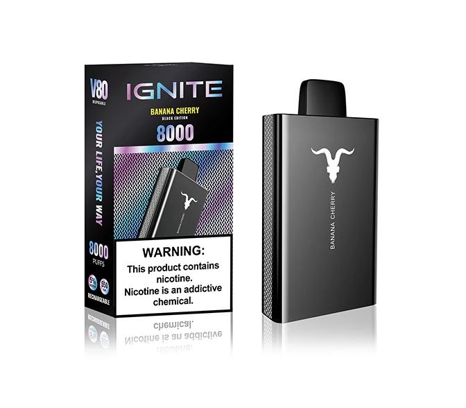 IGNITE - V80 Rechargeable Disposable Vape (8000 Puffs)