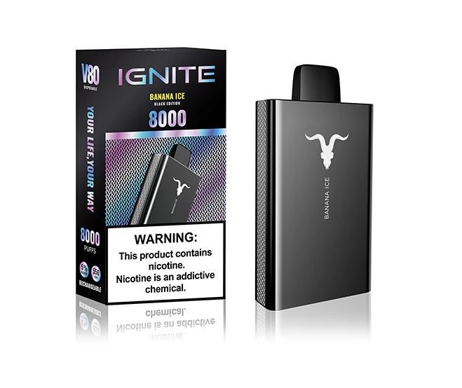 IGNITE - V80 Rechargeable Disposable Vape (8000 Puffs)