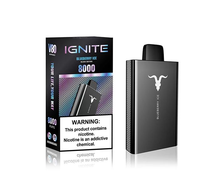 IGNITE - V80 Rechargeable Disposable Vape (8000 Puffs)