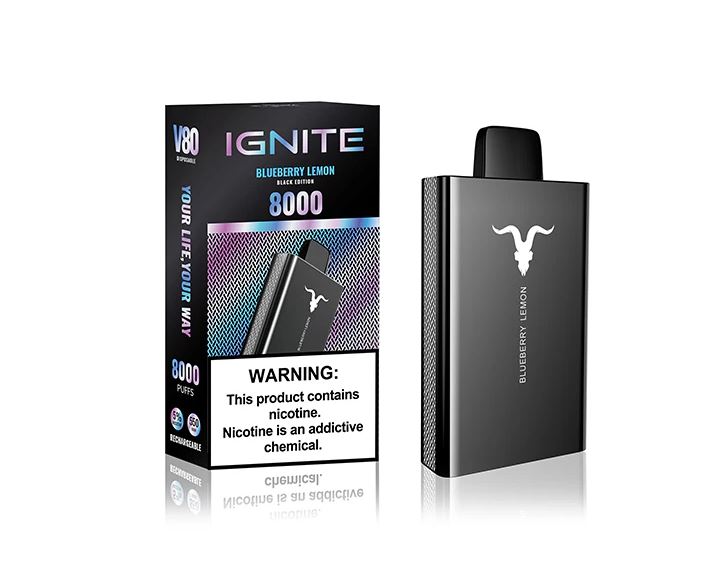 IGNITE - V80 Rechargeable Disposable Vape (8000 Puffs)