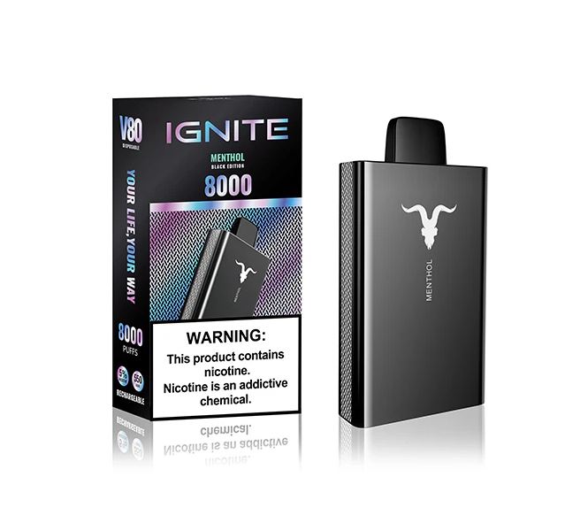 IGNITE - V80 Rechargeable Disposable Vape (8000 Puffs)
