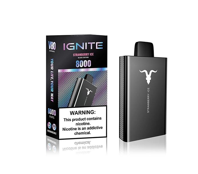 IGNITE - V80 Rechargeable Disposable Vape (8000 Puffs)