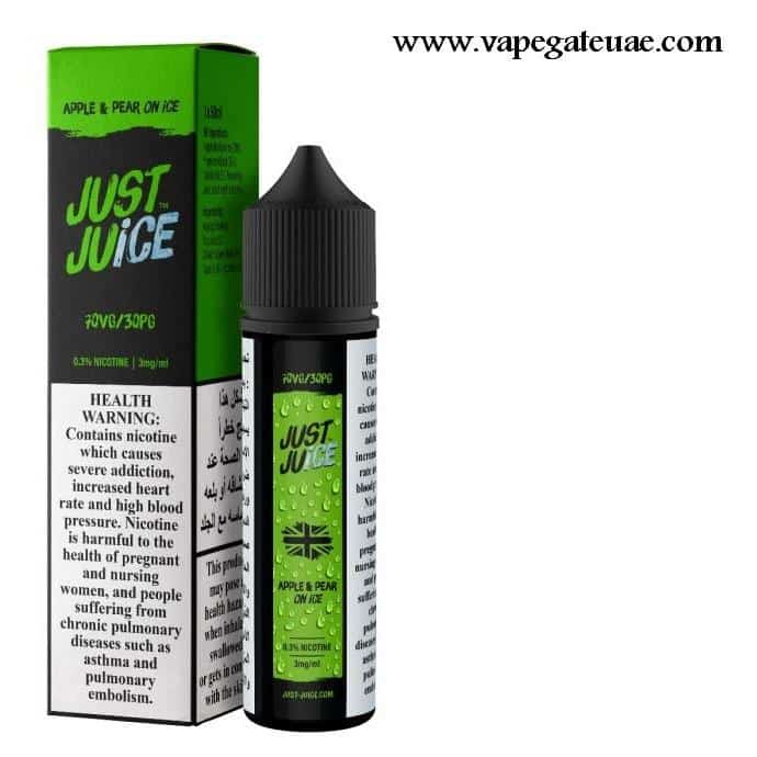 Apple and Pear on ice 50ml E liquid by Just Juice