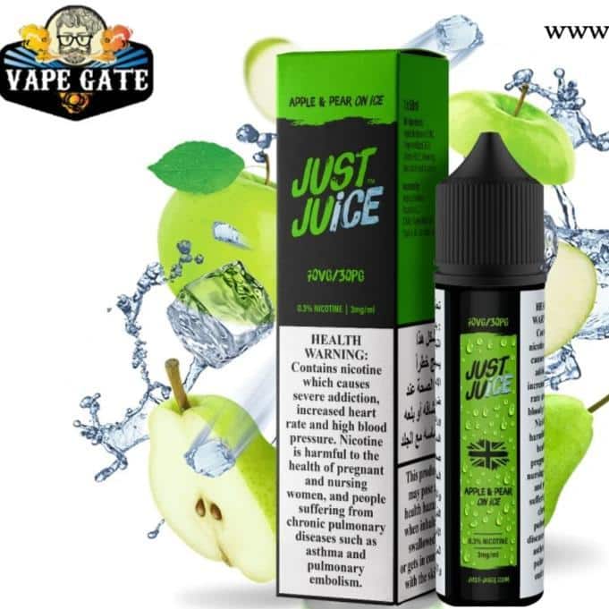 Apple and Pear on ice 50ml E liquid by Just Juice
