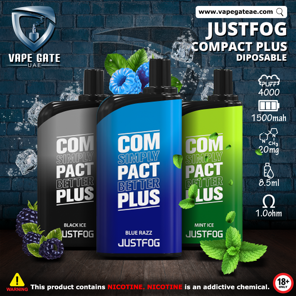 Justfog - Compact Plus Disposable (4000 Puffs)