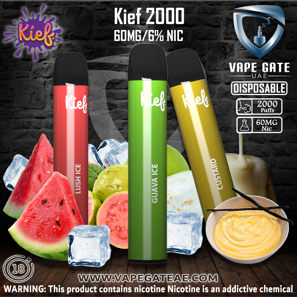 Kief Disposable Pods (2000 Puffs)