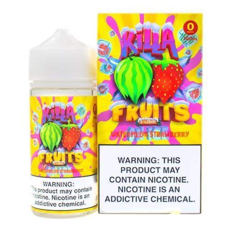 Watermelon Strawberry Ice 100ml E Liquid by Killa Fruits