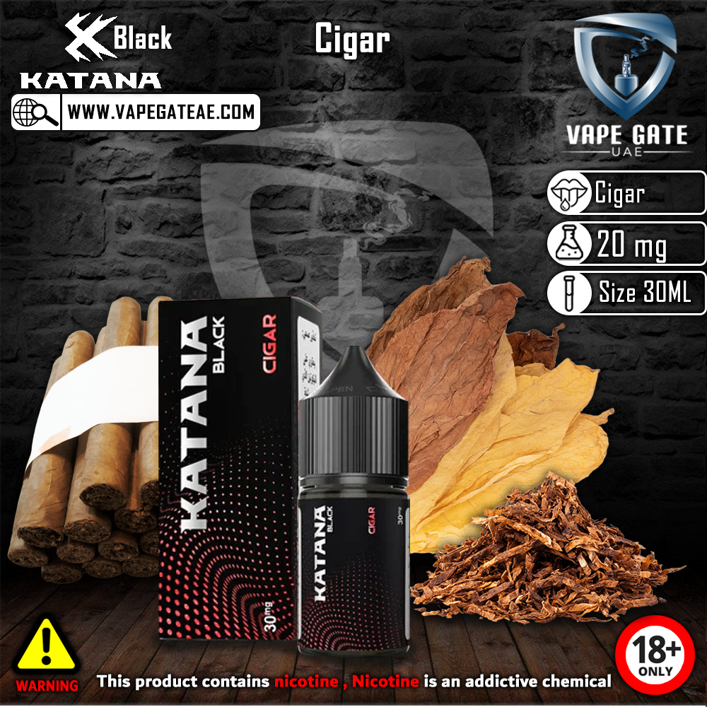 Katana Black Series - Cigar Saltnic