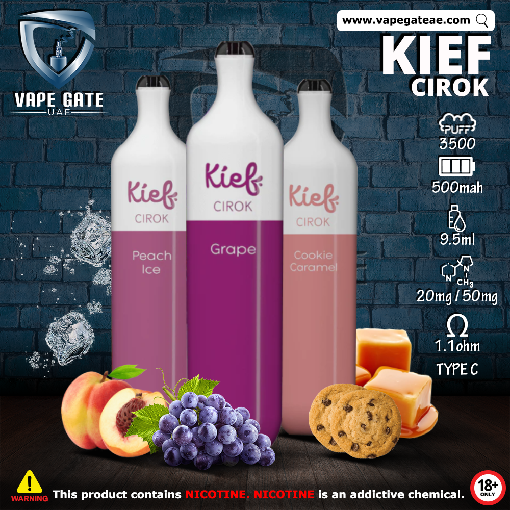 Kief Cirok Rechargeable Disposable Pods (3500 Puffs)