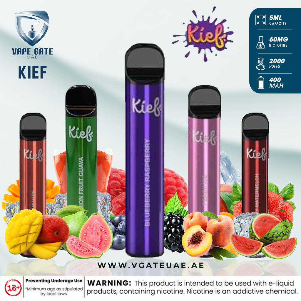 Kief Disposable Pods (2000 Puffs)