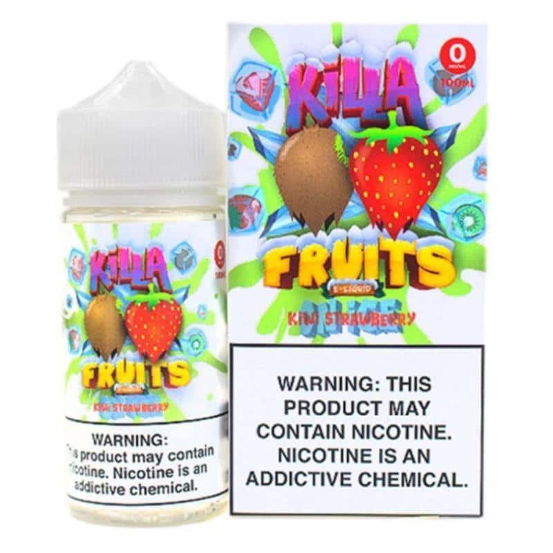 Kiwi Strawberry Ice 100ml E Liquid by Killa Fruits