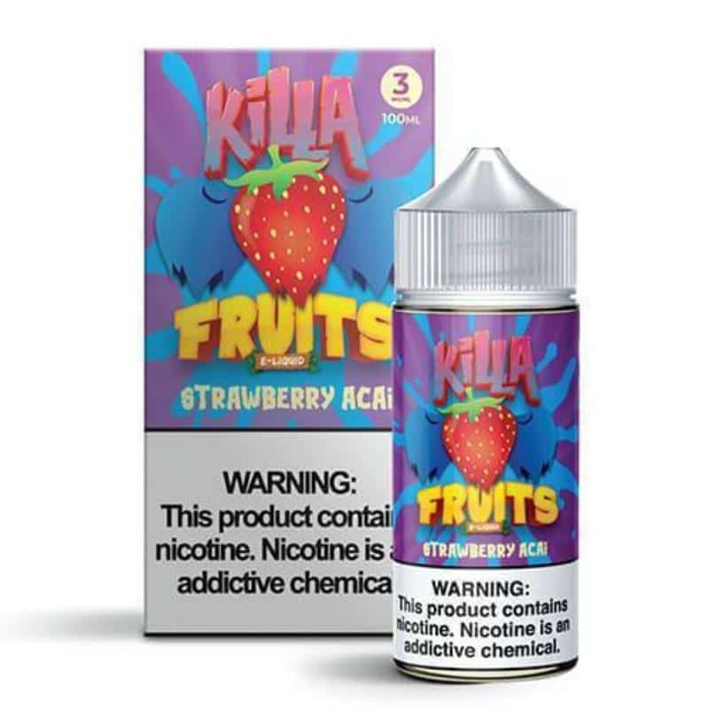 Strawberry Acai 100ml E Liquid by Killa Fruits