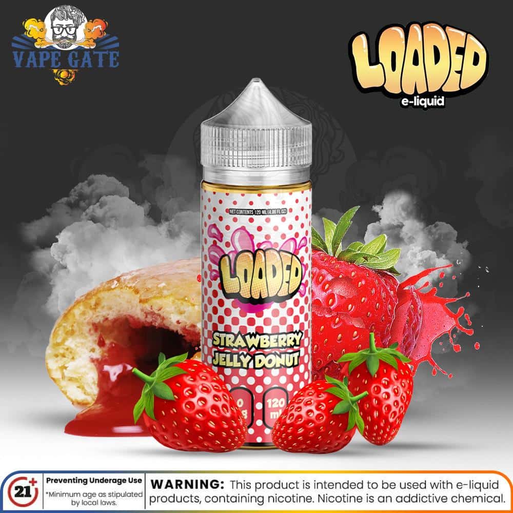Strawberry Jelly Donut - Loaded 120ml