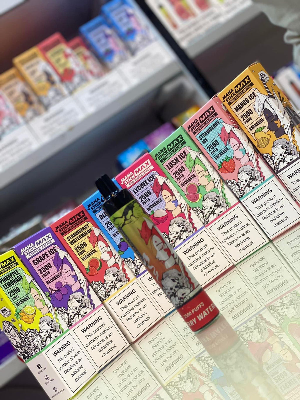 Lost Vape Mana Stick Disposable Device (50mg - 2500 Puffs)