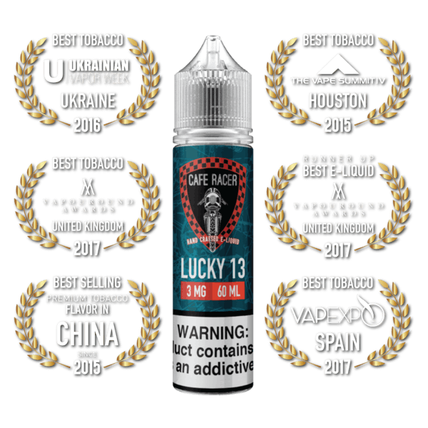 Lucky 13 60ml By Cafe Racer E-Liquid
