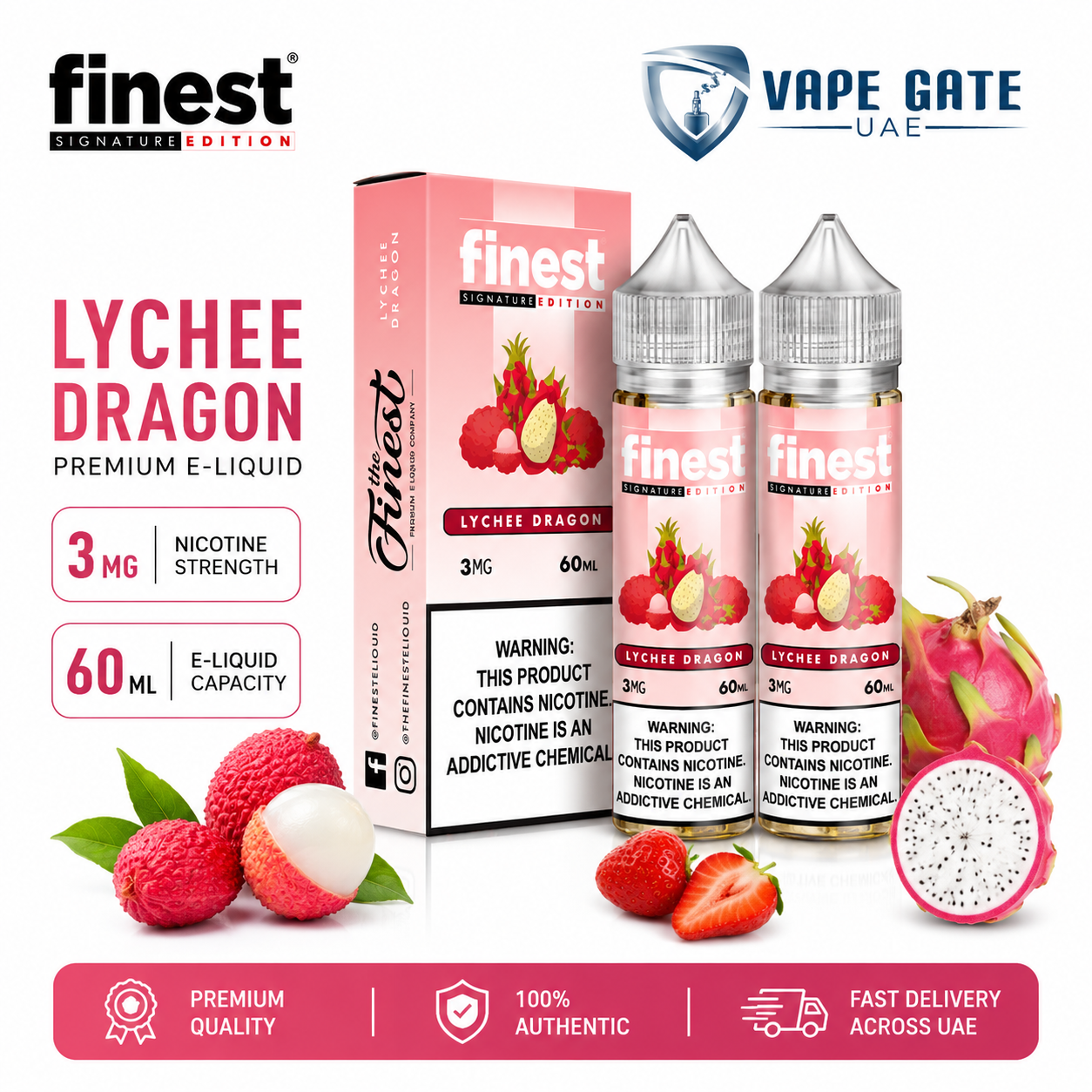 Lychee Dragon Signature Edition E liquid By The Finest