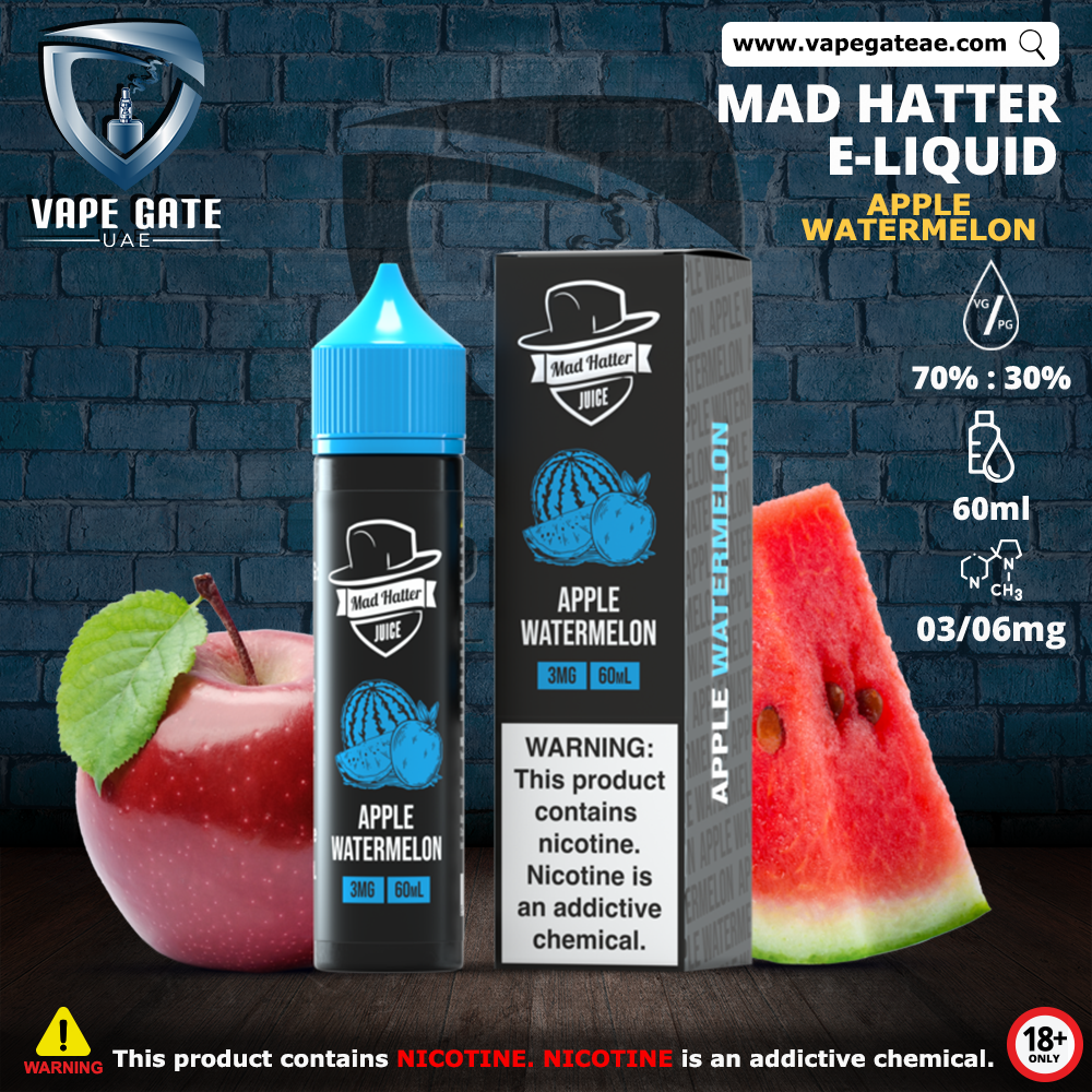 I Love Salt Mad Hatter Apple Watermelon E-Liquid