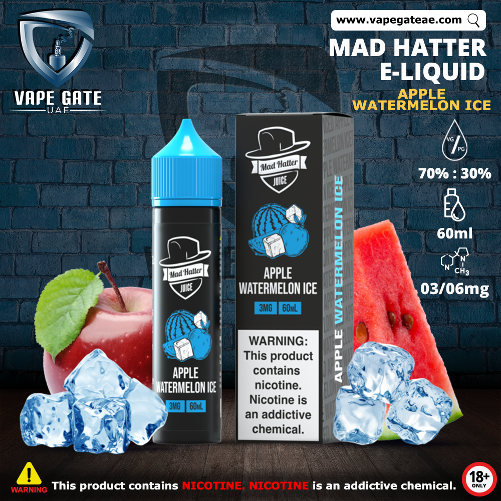 I Love Salt Mad Hatter Apple Watermelon Ice E-Liquid