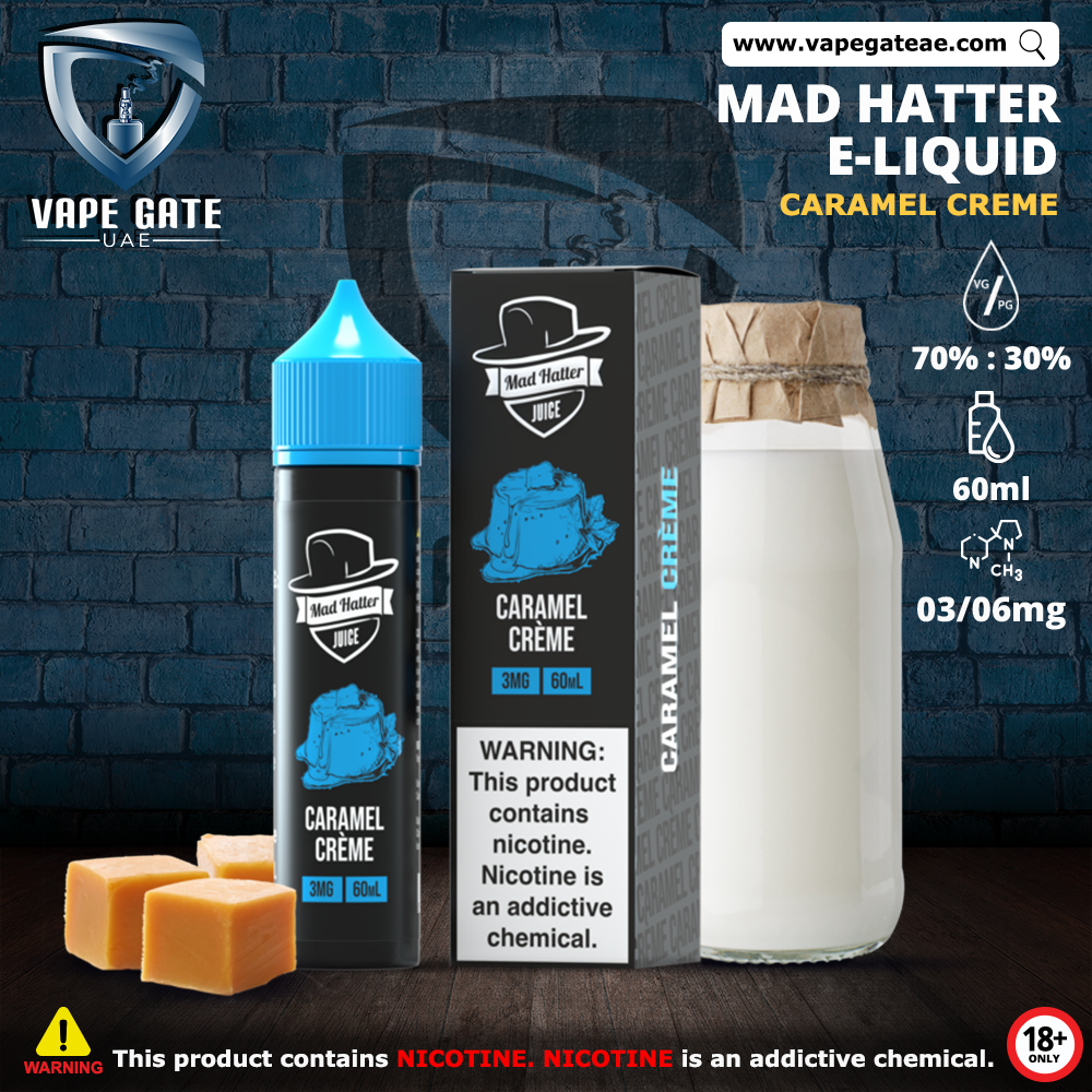 I Love Salt Mad Hatter Caramel Cream E-Liquid