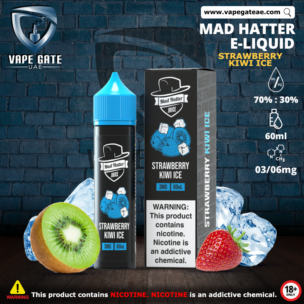 I Love Salt Mad Hatter Strawberry Kiwi Ice E-Liquid