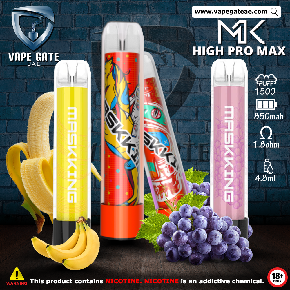 Maskking High PRO MAX  (Buy 2 Get 1 FREE) Disposable 1500 Puffs