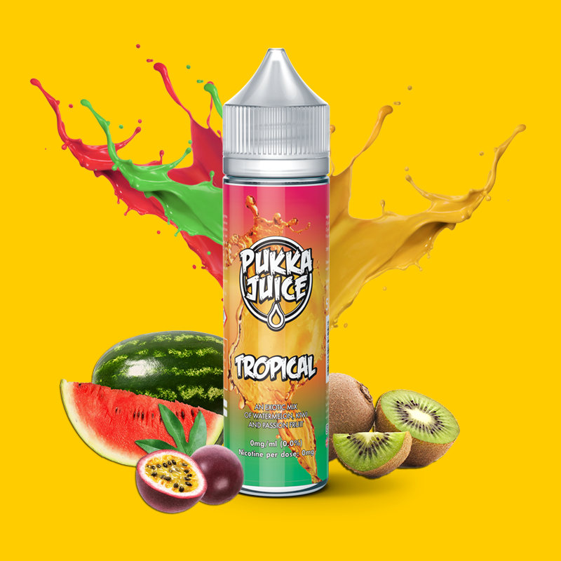 TROPICAL - BY PUKKA JUICE  60ml E JUICE