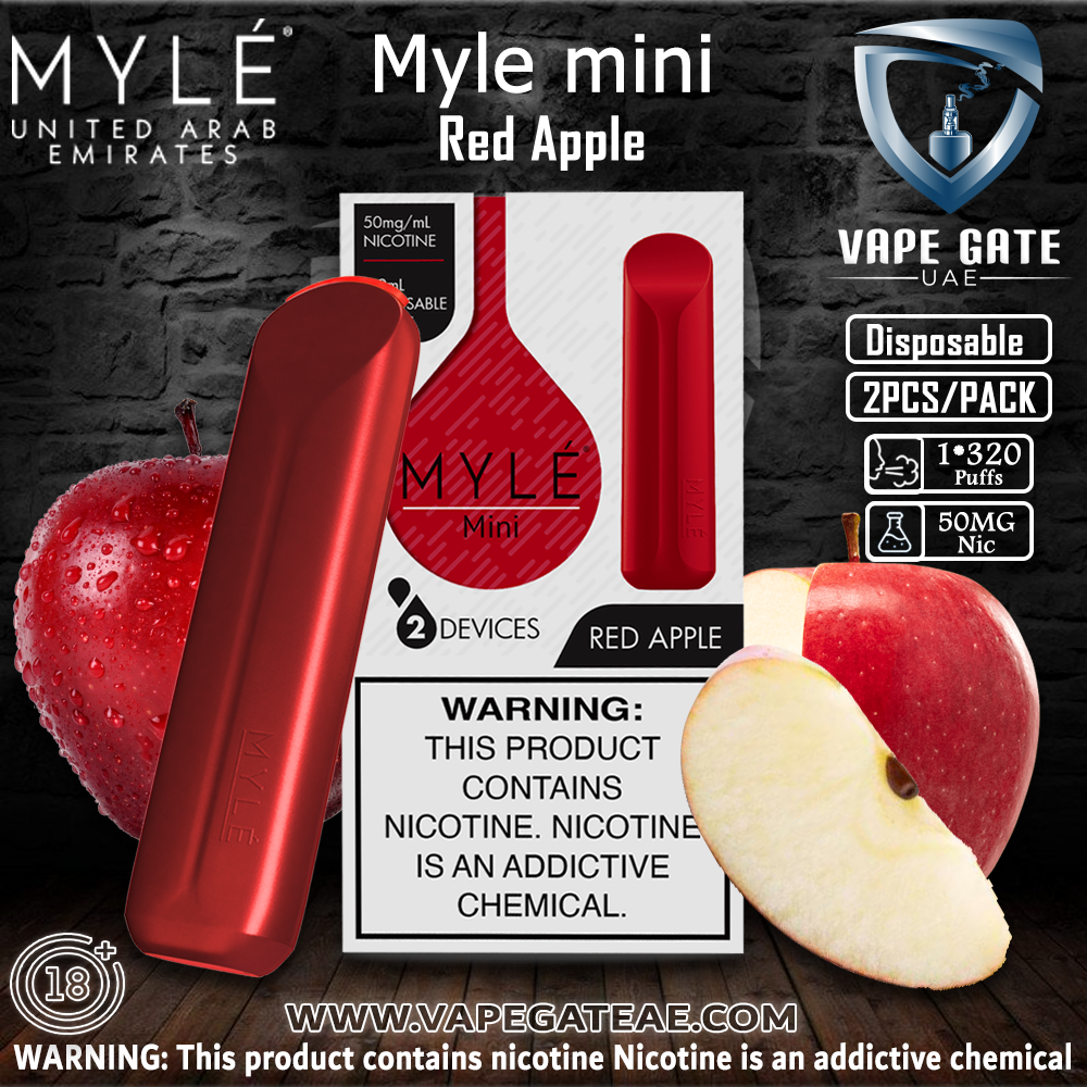 MYLE Mini Red Apple Disposable Device