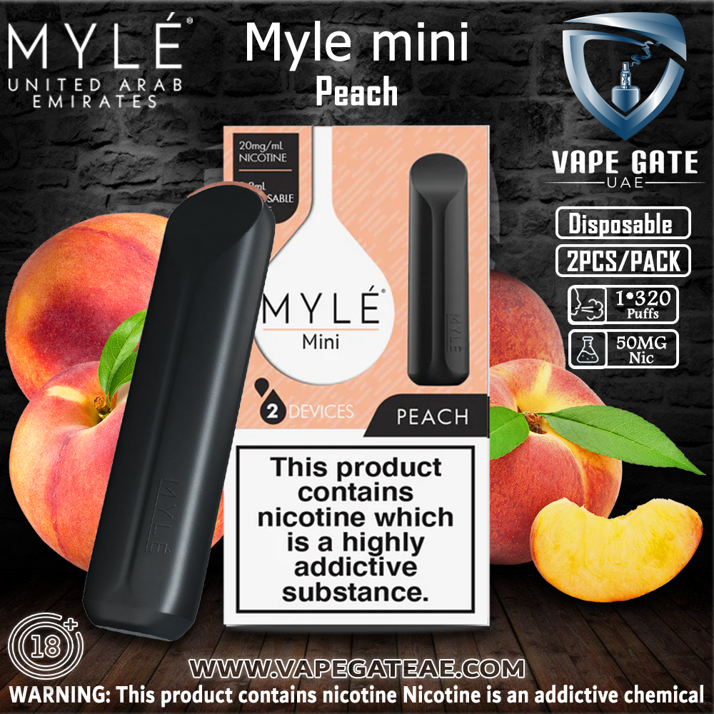 MYLE Mini Peach Disposable Device