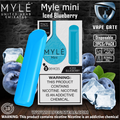 MYLE Mini Iced Blueberry Disposable Device