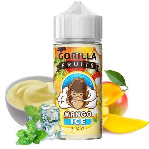 Mango Ice Gorilla Custard Fruits E Liquid by E&B Flavor
