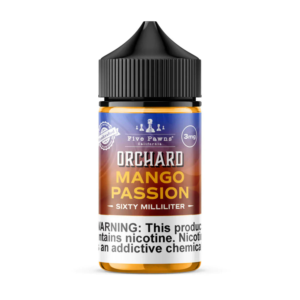 MANGO PASSION - ORCHARD BLEND FRUIT 60ML ELIQUID BY FIVE PAWNS