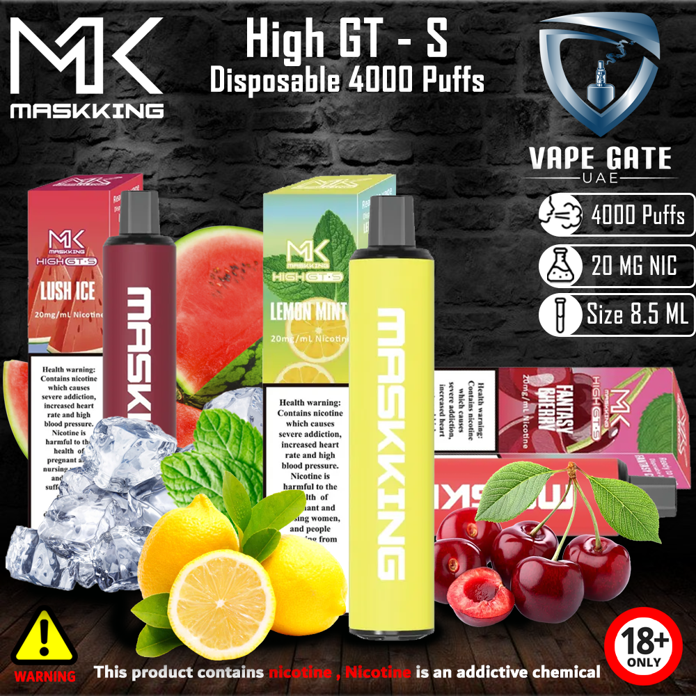 Maskking High GT - S Disposable (4000 Puffs)