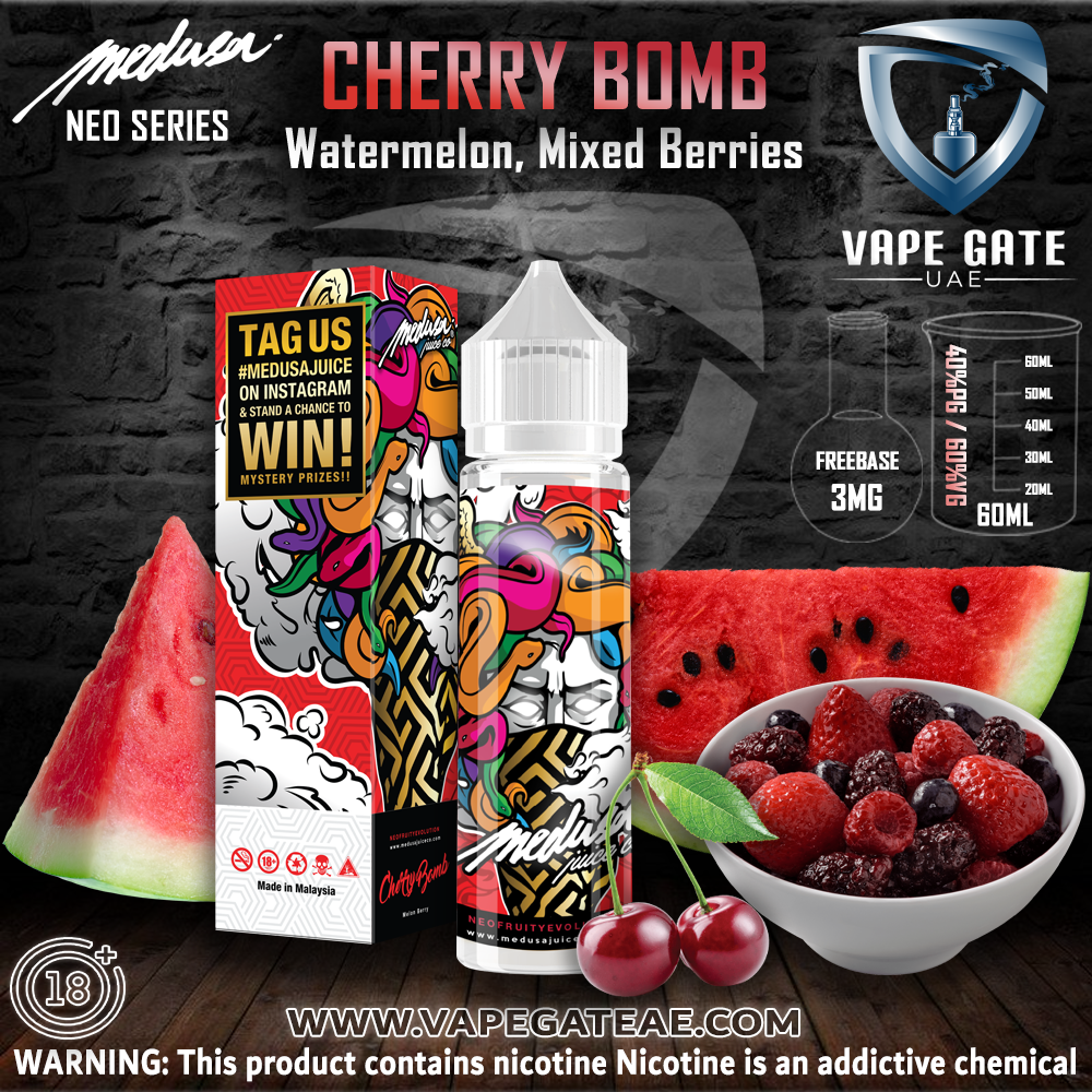 Cherry Bomb Neo Fruity Series - Medusa Juice Co. 60ml