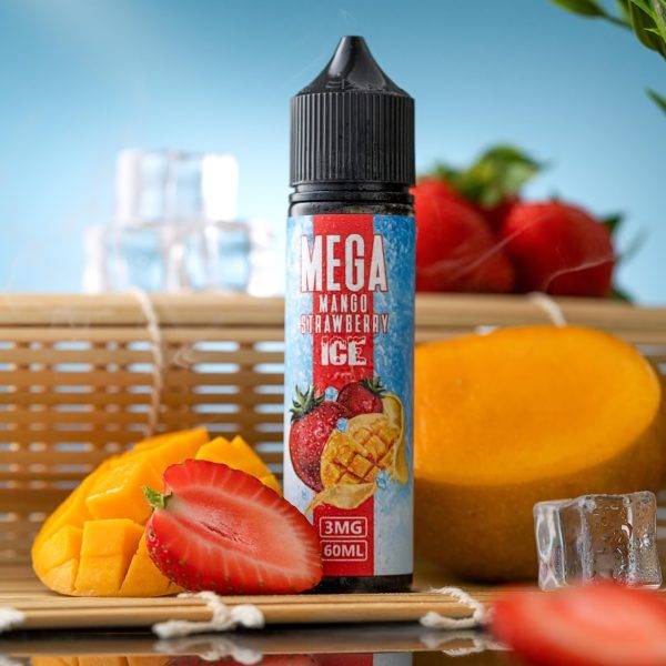 Mega Mango Strawberry Ice 60ml E Liquid - Grand E-Liquid