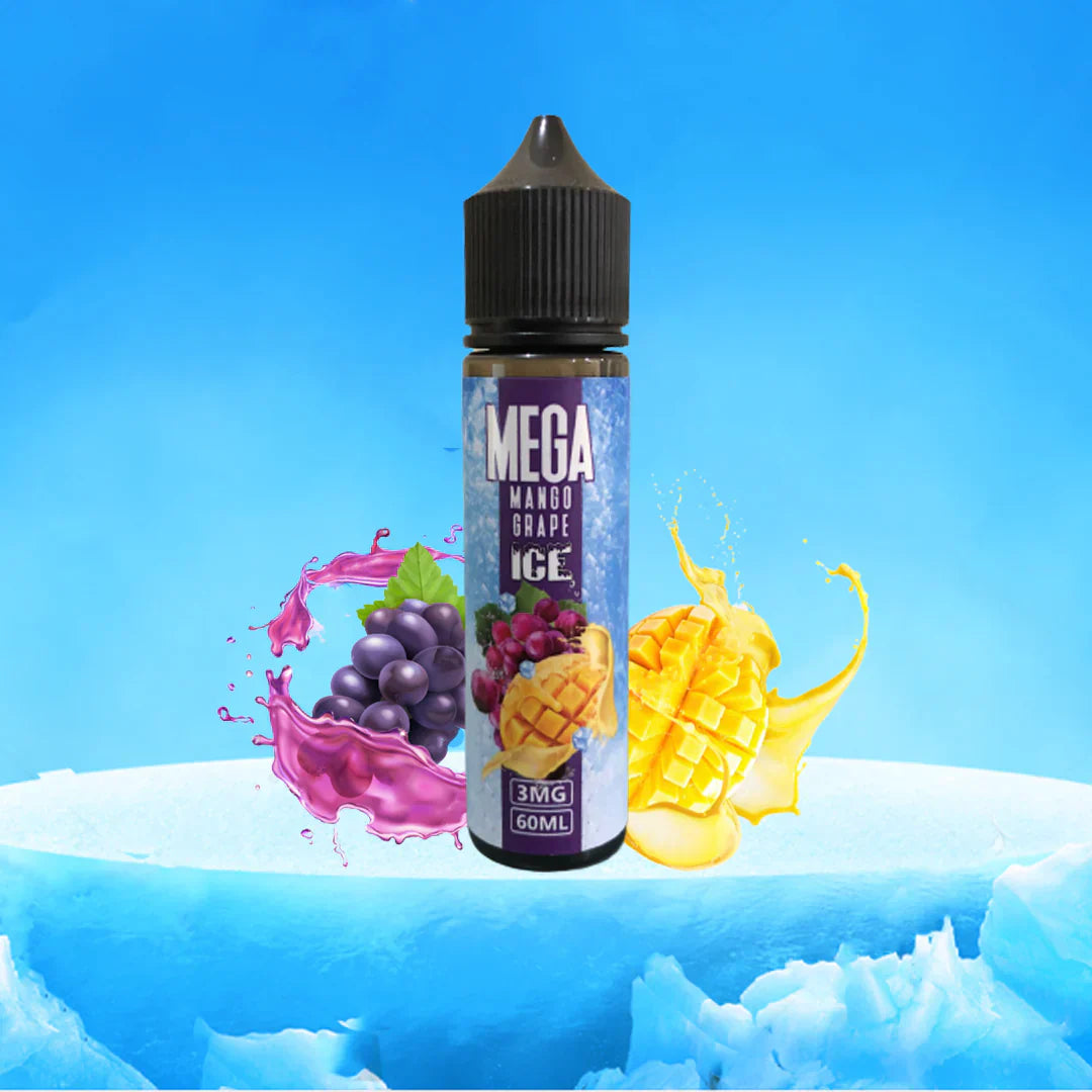 Mega Mango Grape Ice 60ml E Liquid - Grand E-Liquid