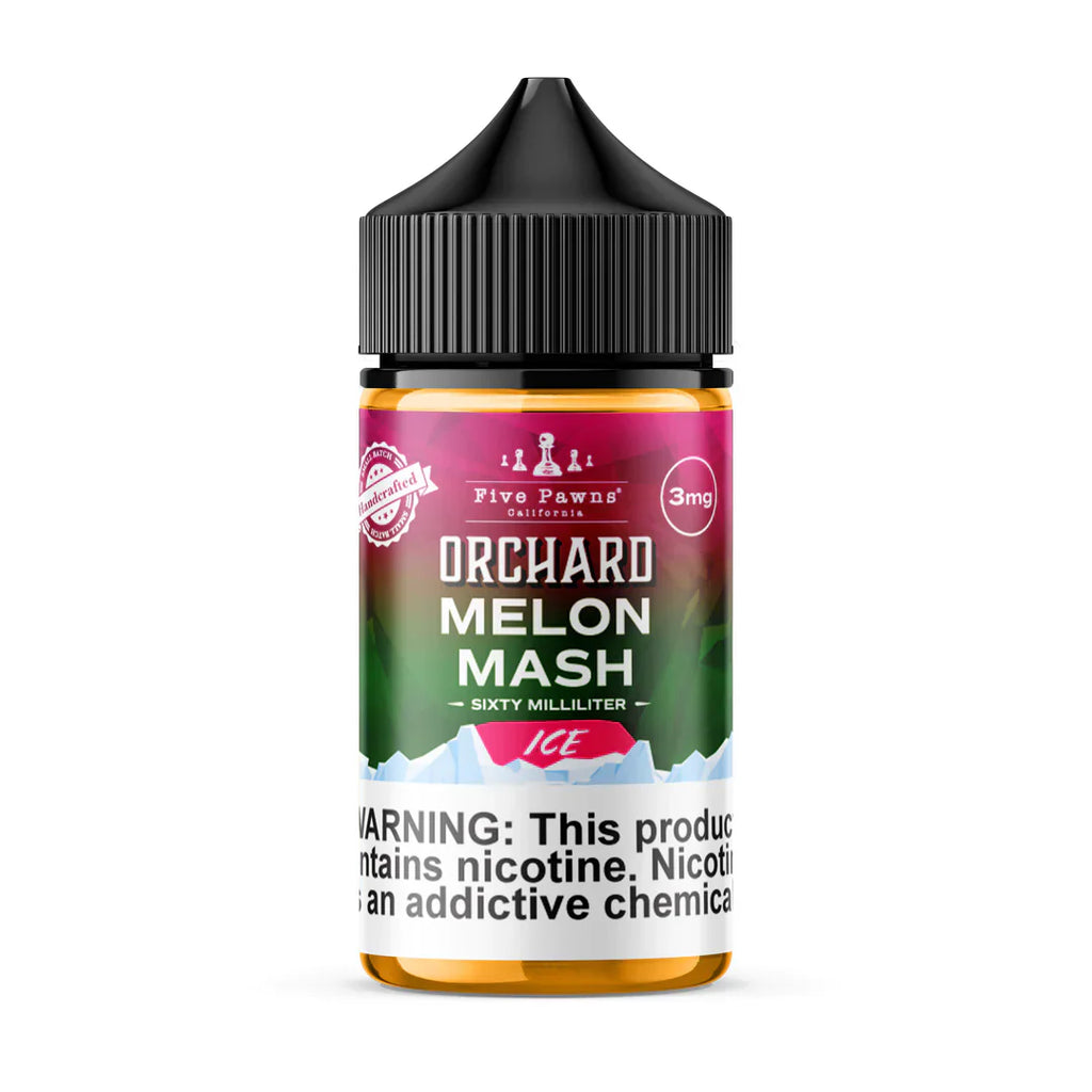 MELON MASH ICE - ORCHARD BLEND FRUIT 60ML ELIQUID BY FIVE PAWNS