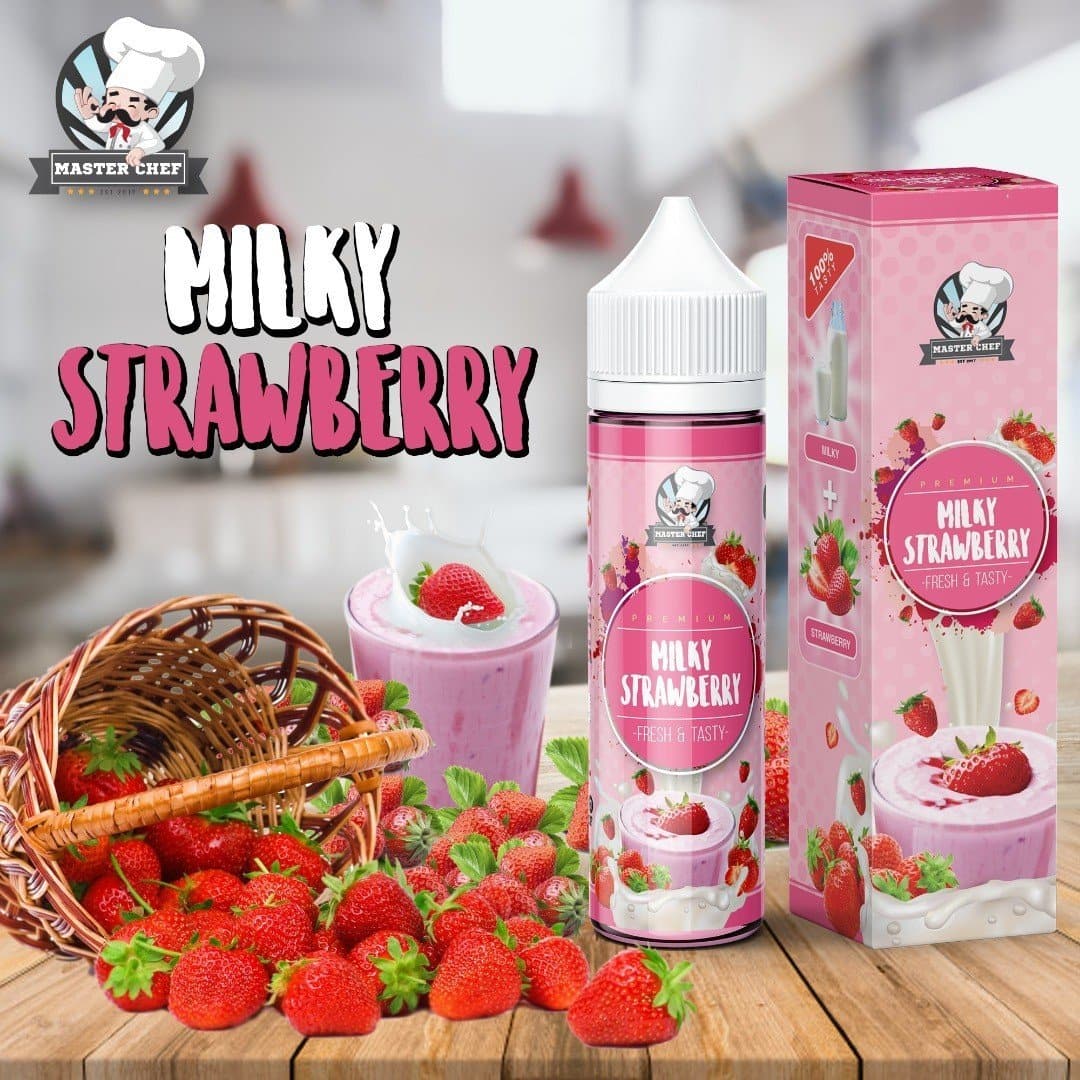 MASTER CHEF MILKY STRAWBERRY E-JUICE 60ML