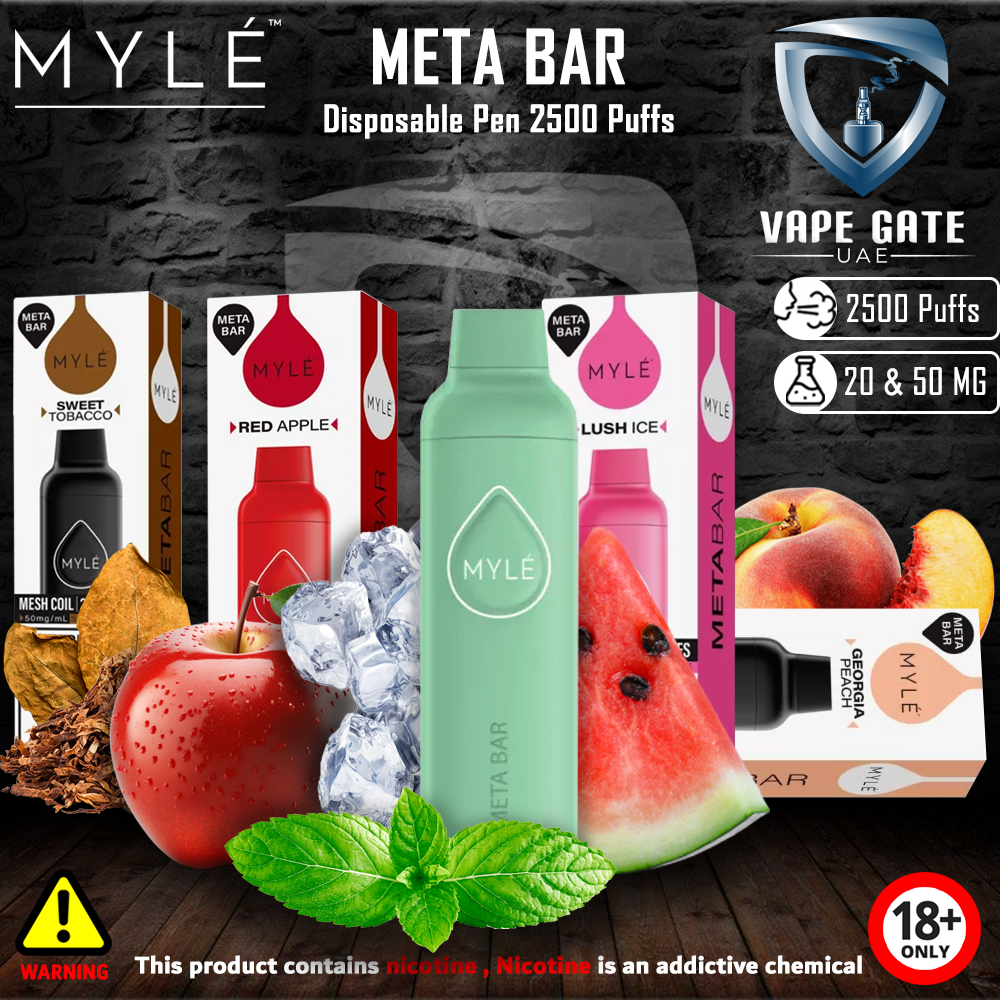 Myle - Meta Bar Disposable Pen 2500 Puffs