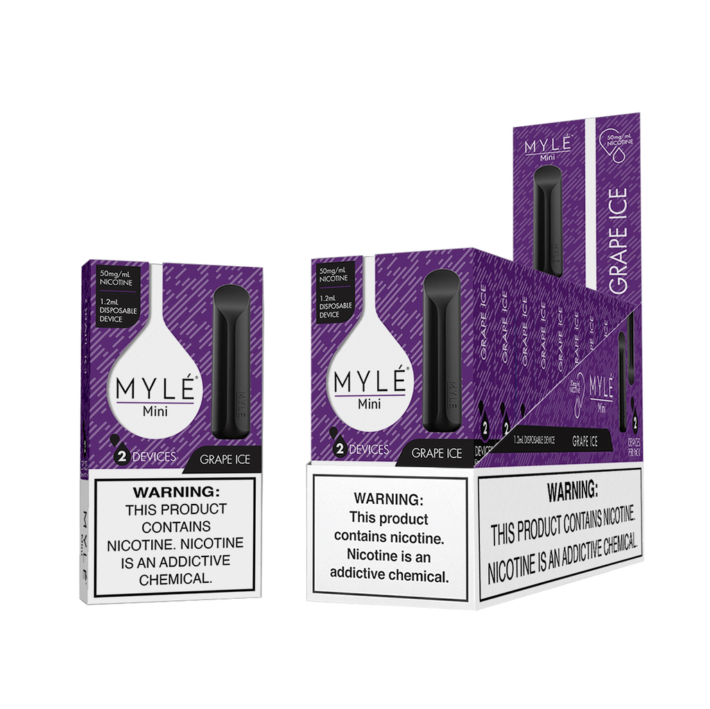 MYLE Mini Grape Ice Disposable Device