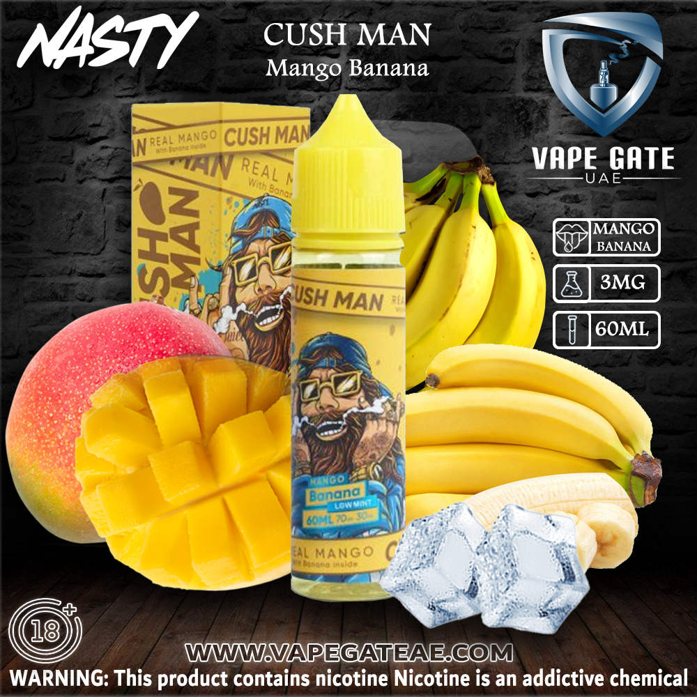 Cush Man Mango Banana - Nasty 60ml
