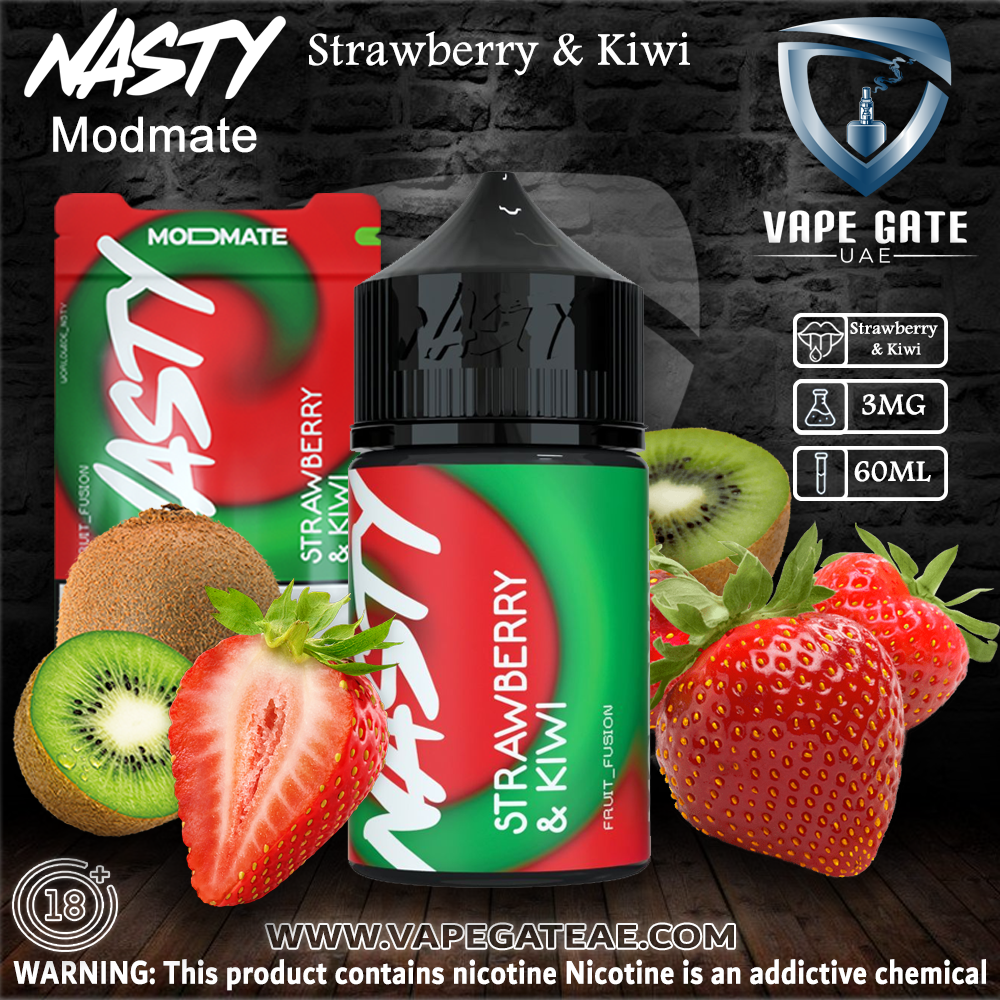 Strawberry & Kiwi - Nasty Modmate 60ml