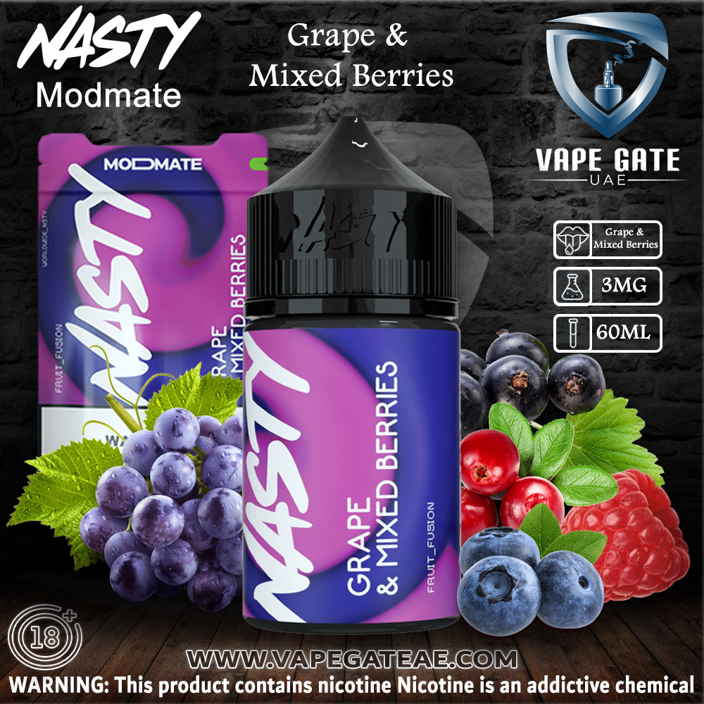 Grape & Mixed Berries - Nasty Modmate 60ml