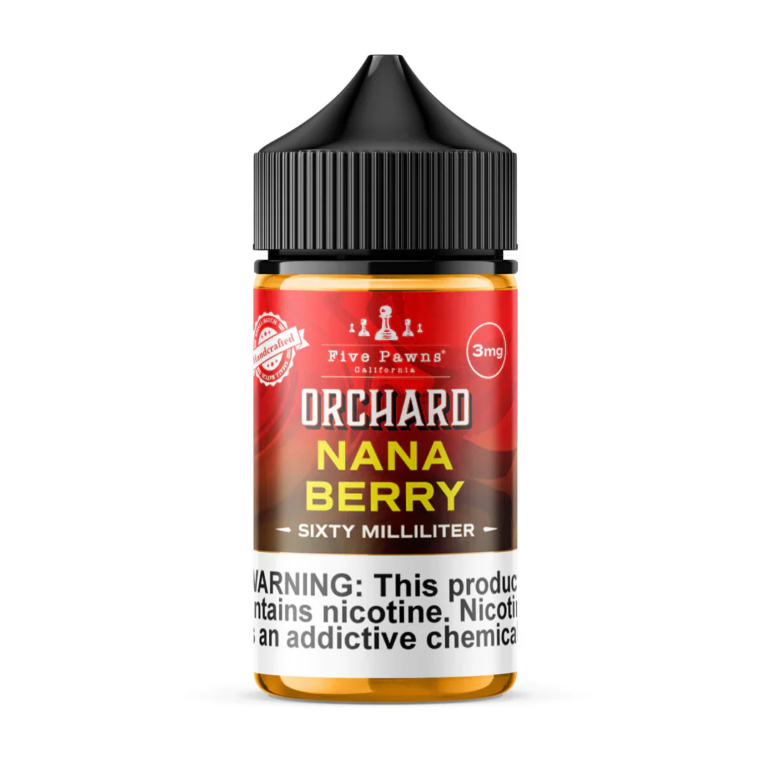 NANA BERRY - ORCHARD BLEND FRUIT 60ML ELIQUID BY FIVE PAWNS