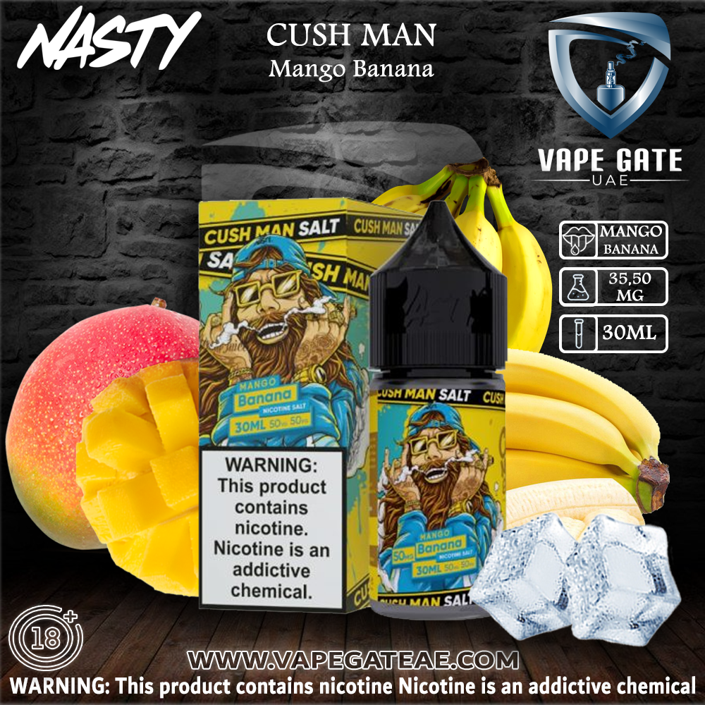 Cush Man Mango Banana - Nasty 30ml