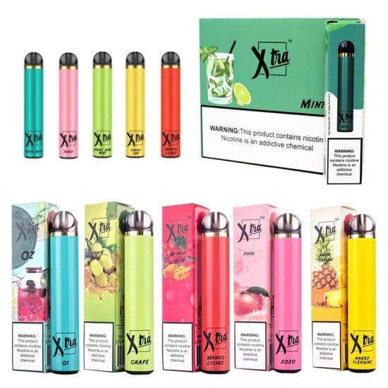 PUFF XTRA Disposable Vaporiser - 1500 puffs (0 mg)