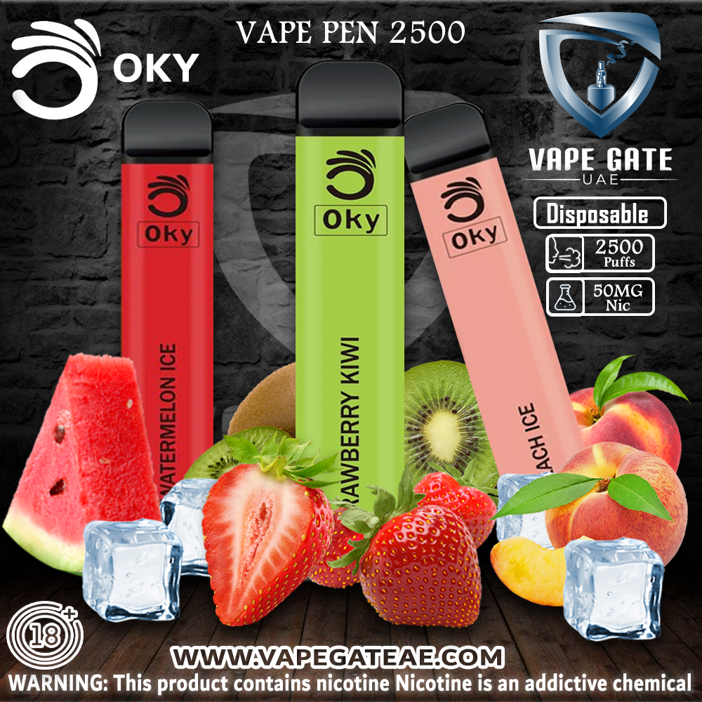 OKY DISPOSABLE VAPE PEN 2500 PUFFS 1200MAH