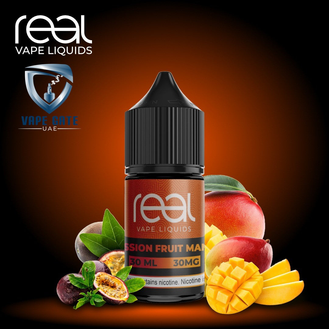PASSIONFRUIT MANGO - REAL VAPE SALTNIC 30ml