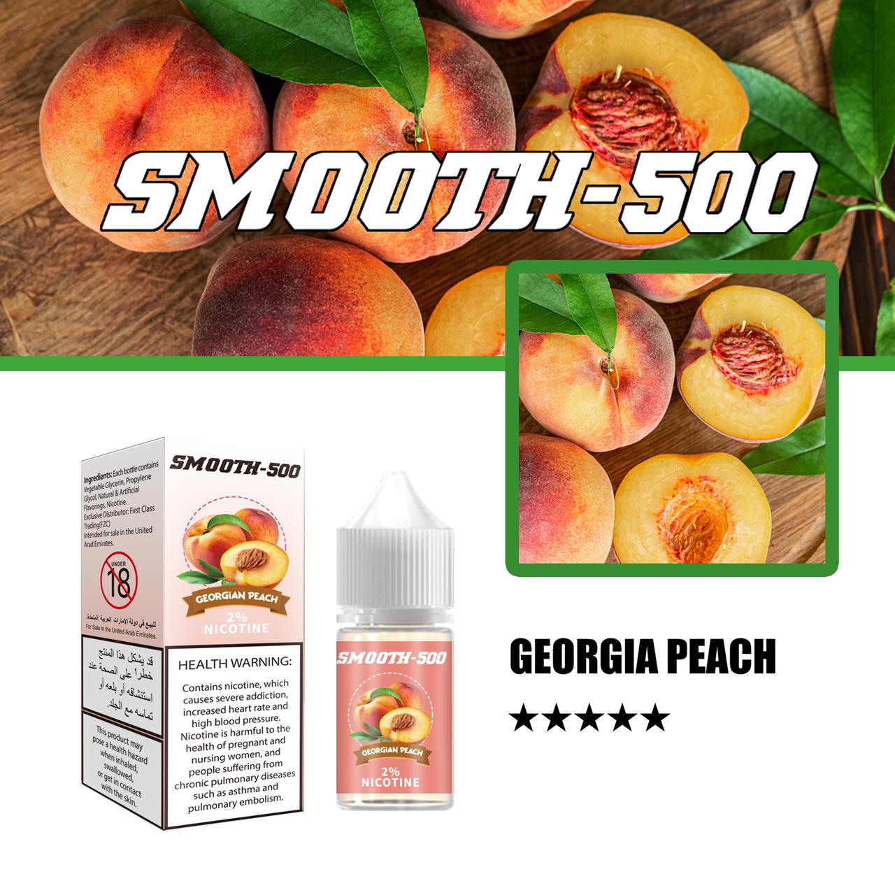 Smooth 500 Salt - Georgian Peach 30ml