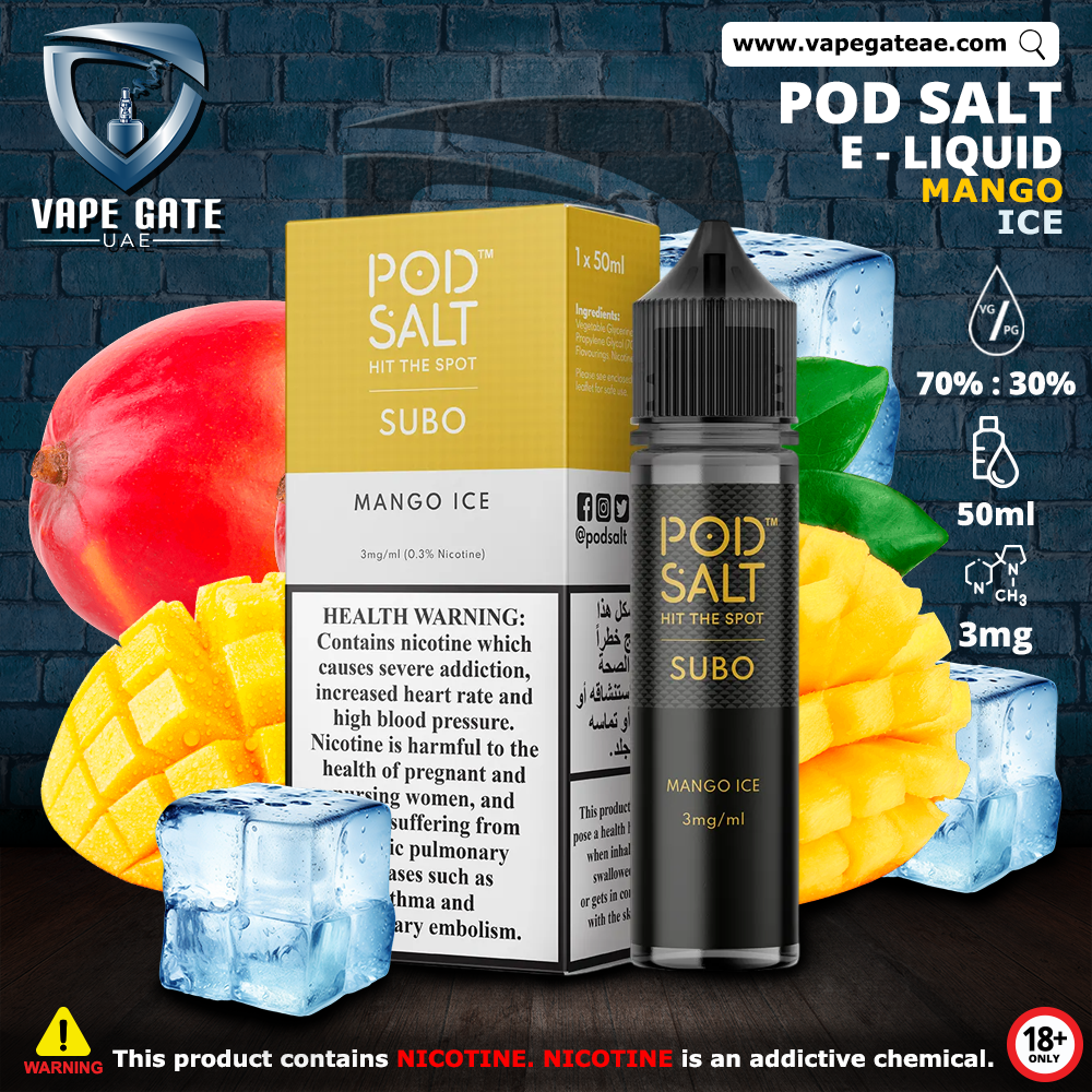 Pod Salt - Mango Ice Eliquid